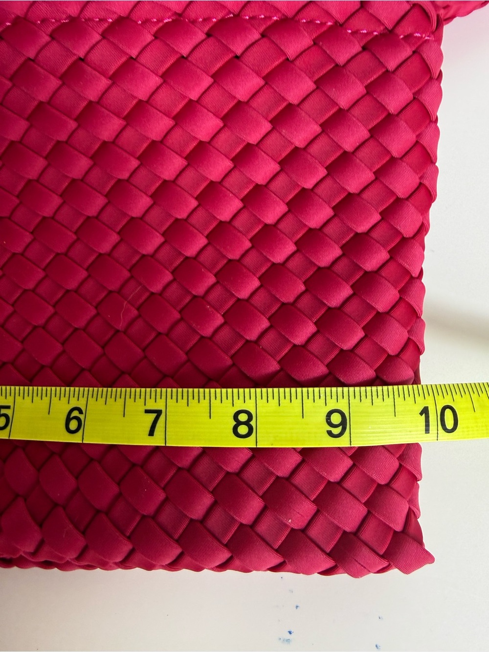 Sol and Selene Neoprene Tote Bag Set Bright Pink Large Beach Casual Summer - Picture 10 of 13